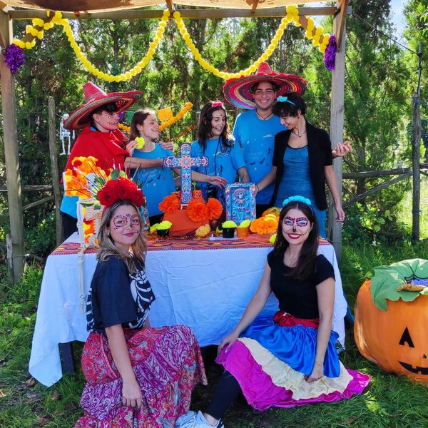 Animatori Poppins a tema Día de los Muertos